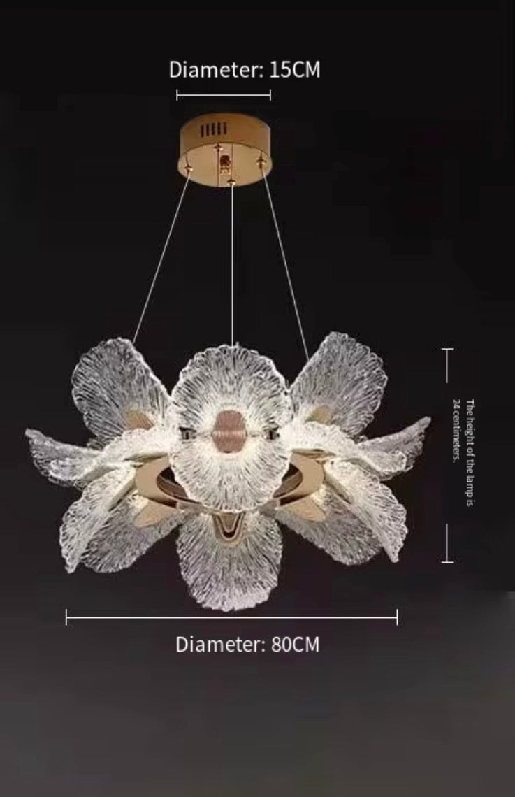 Orchidea Sculptural Floral Chandelier