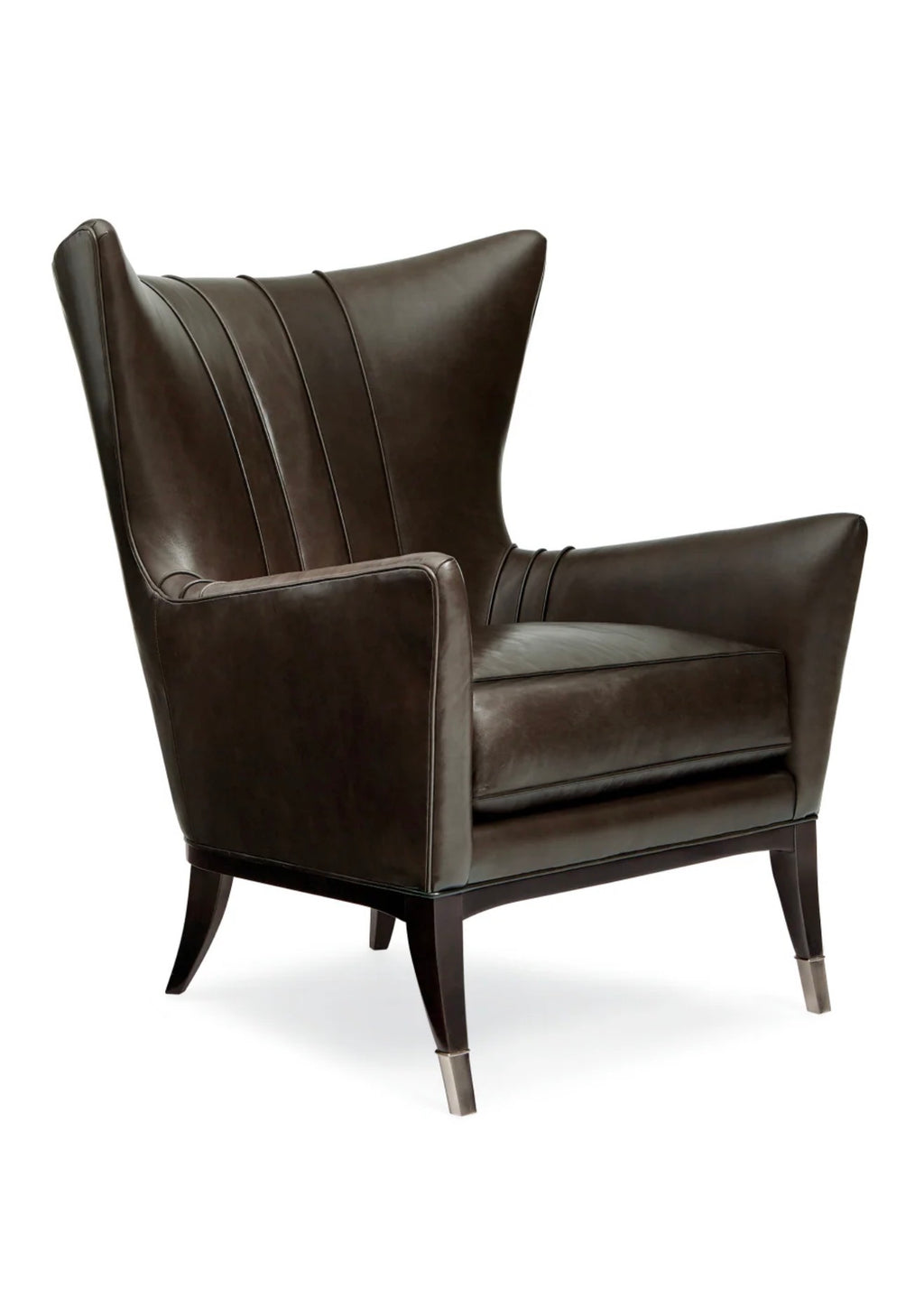 Casa Milano So Welt Done Wingback Chair – Brown Leather