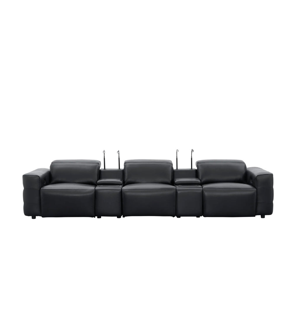 Casa Milano – Milano Italian Leather Power Recliner Row
