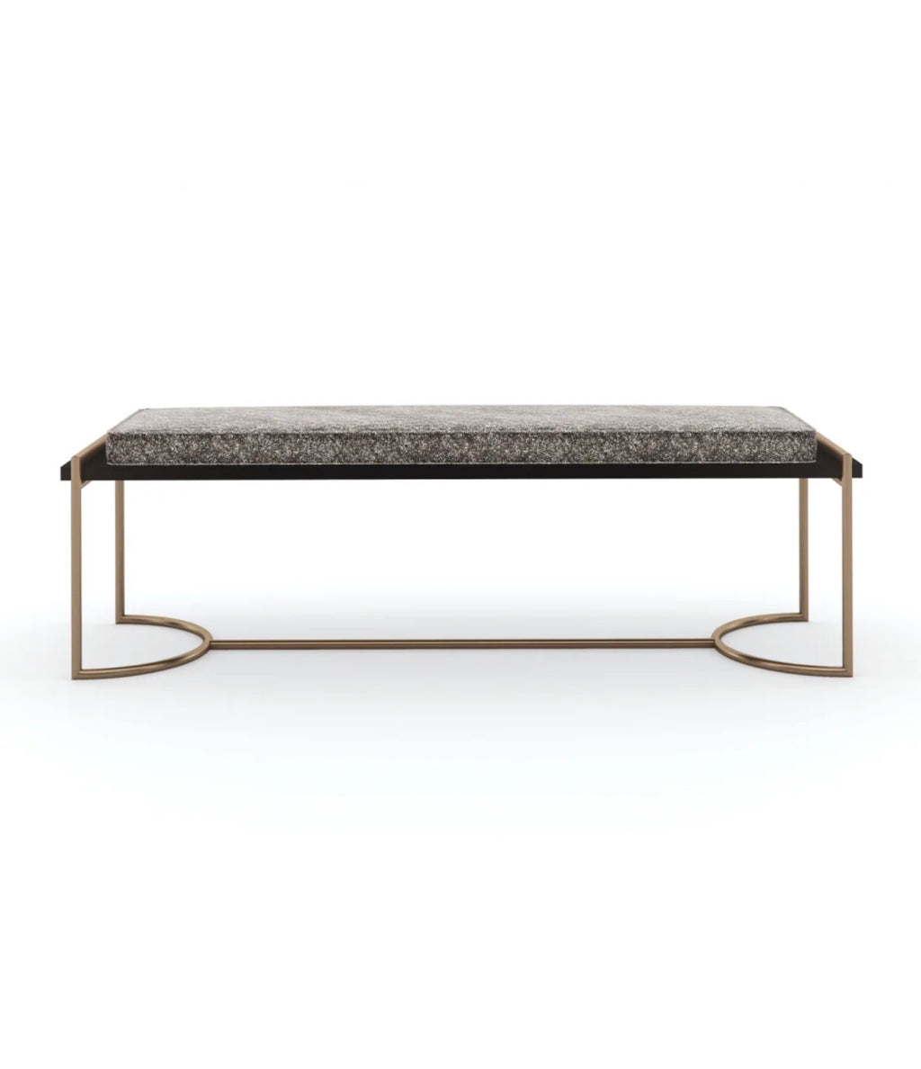Casa Milano – Brown Vegan Leather Dining Bench
