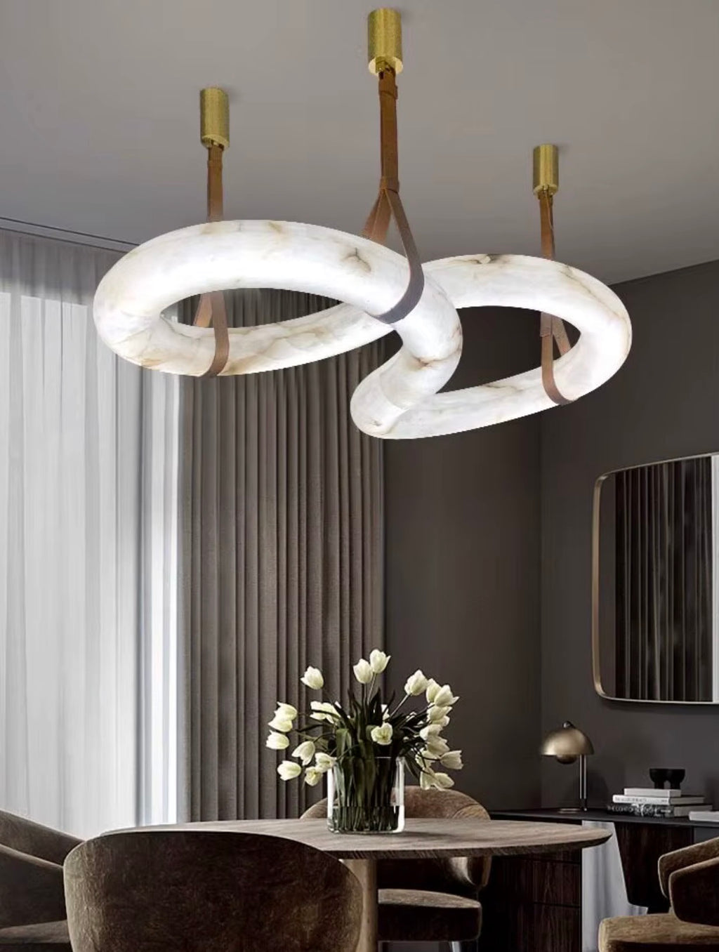 Elowen Alabaster Chandelier
