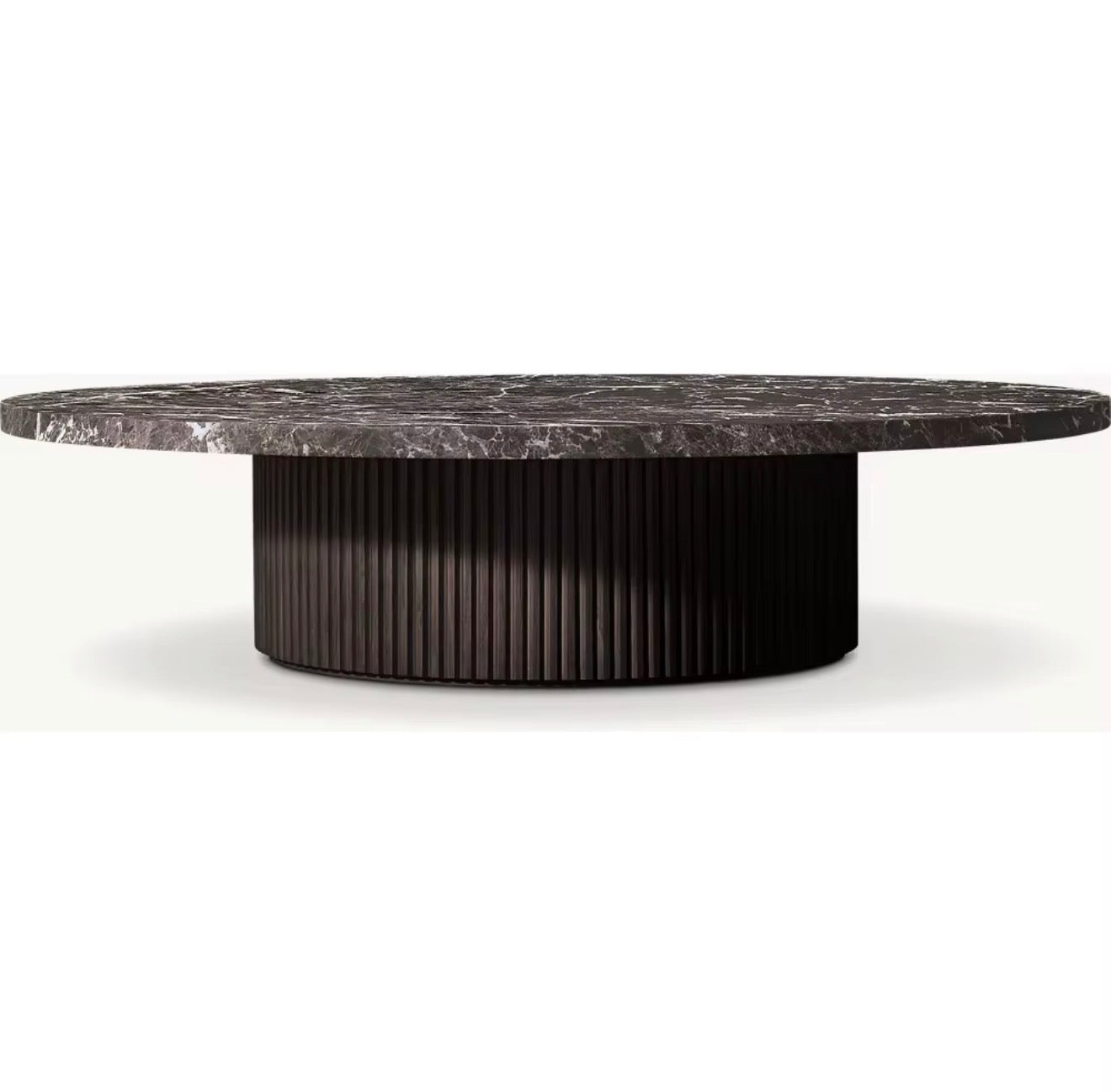 Casa Milano Siena Fluted Marble Coffee Table