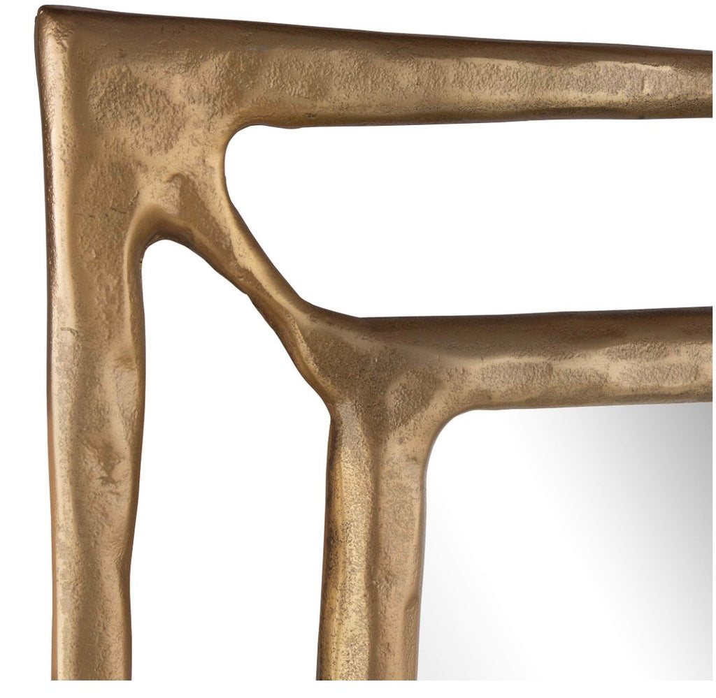 Casa Milano – Brass Rectangular Wall Mirror