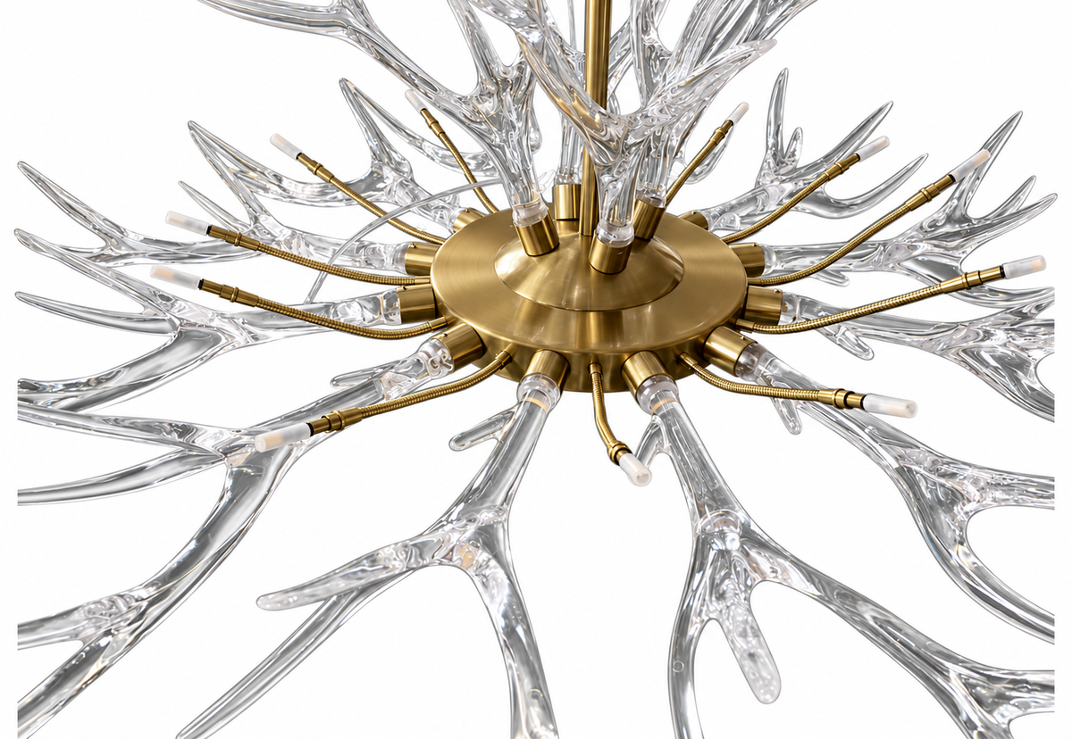 Baldassare Grand Sculptural Antler Chandelier