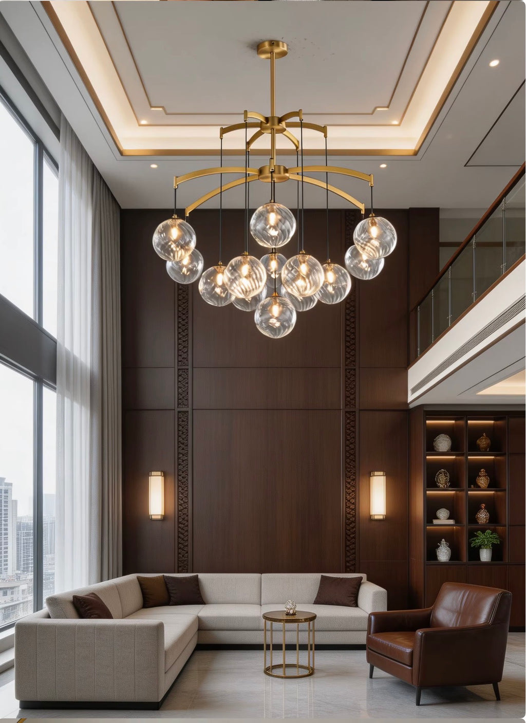 Celestino Glass Globe Chandelier