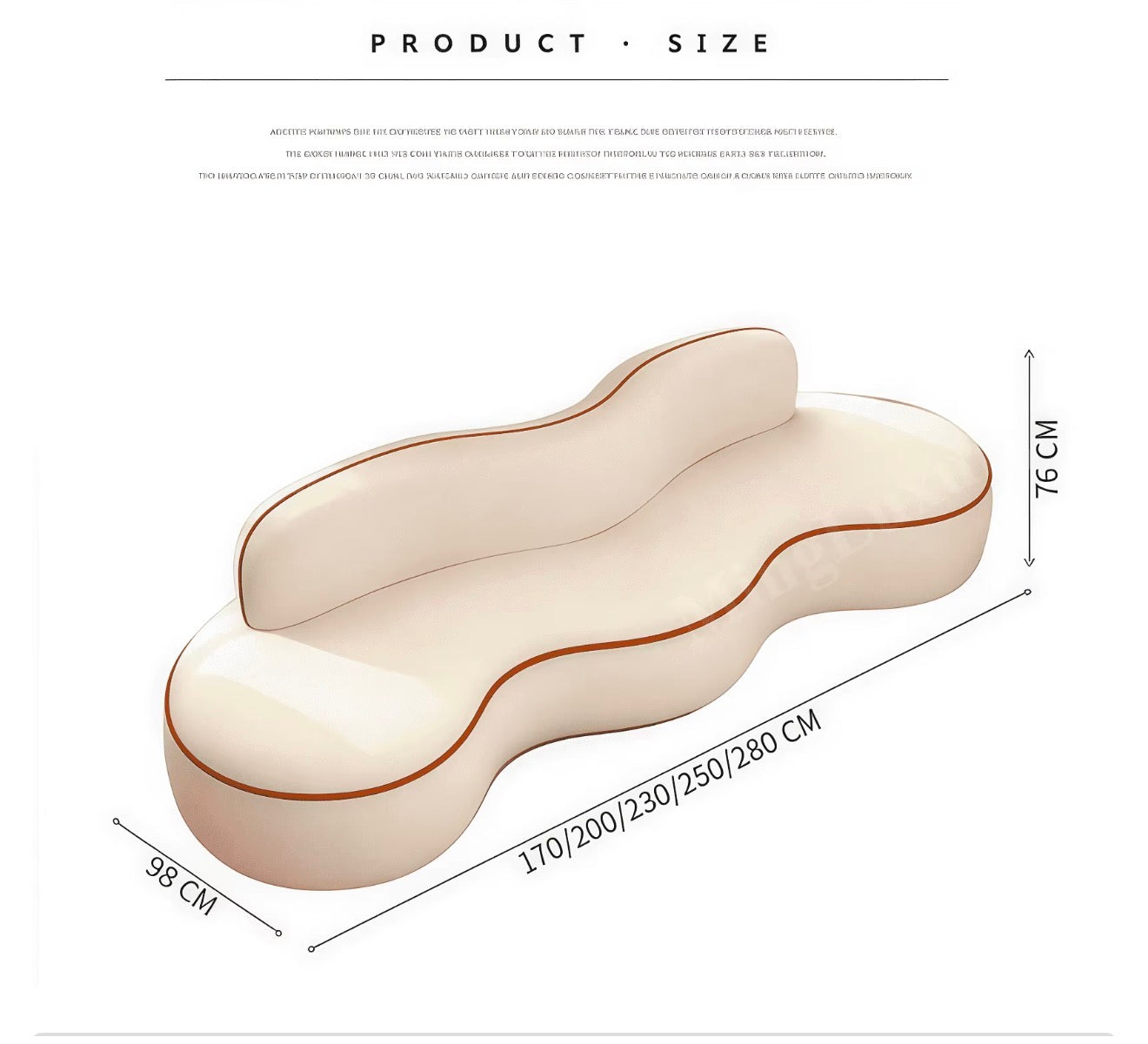 Lorenzo Curved Cloud Sofa