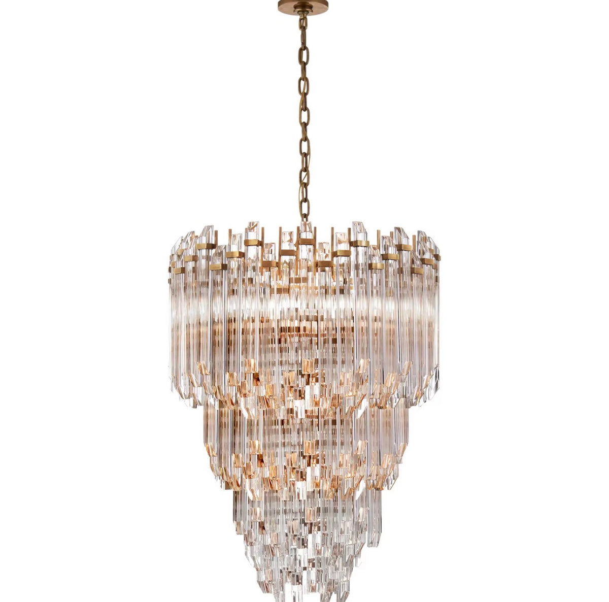 Adele Three-Tier Waterfall Chandelier