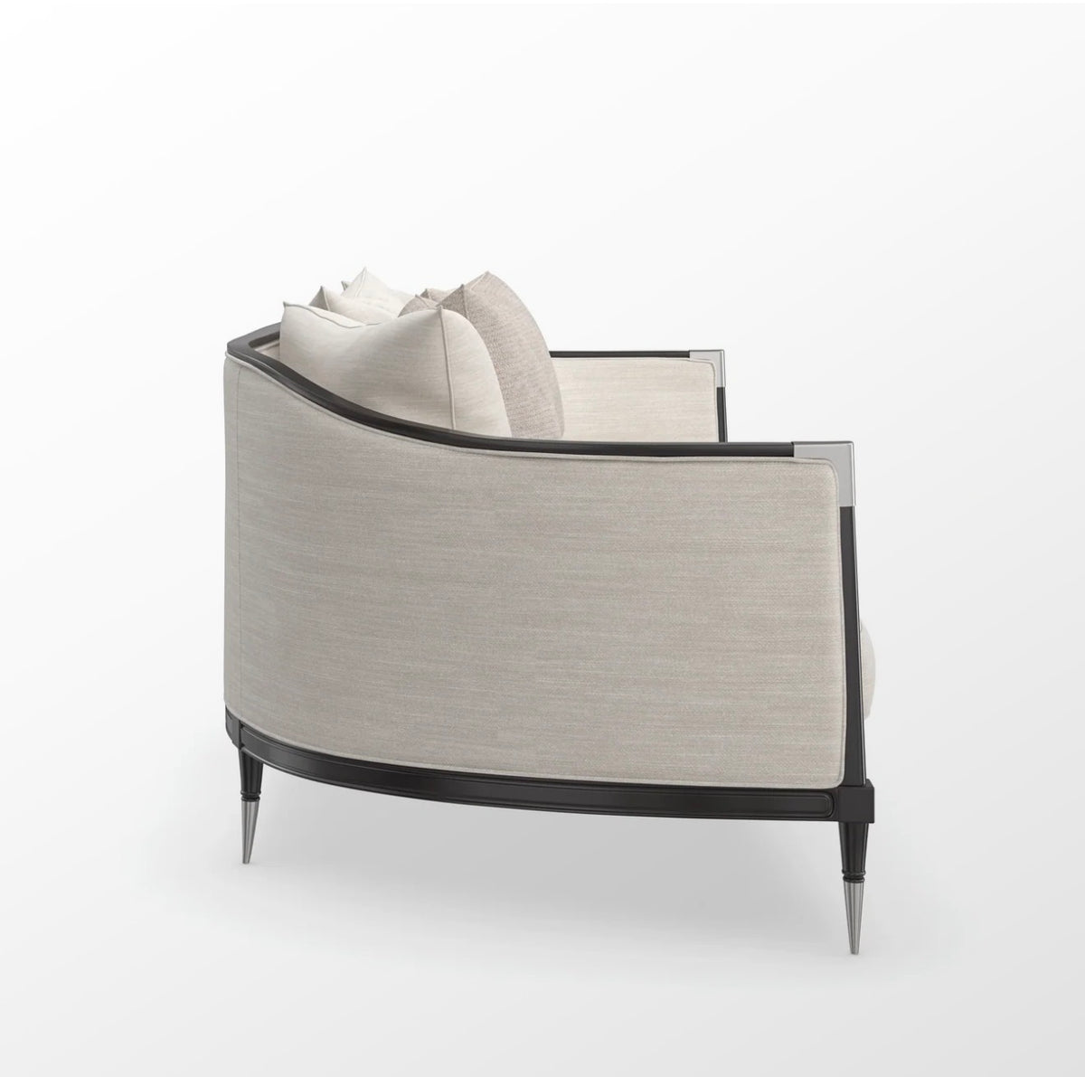 Splash of Flash Ivory Sofa