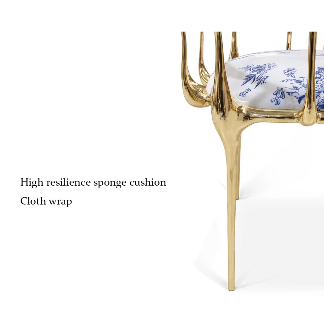 Casa Milano Sculptural Copper Dining Chairs — Set of 2