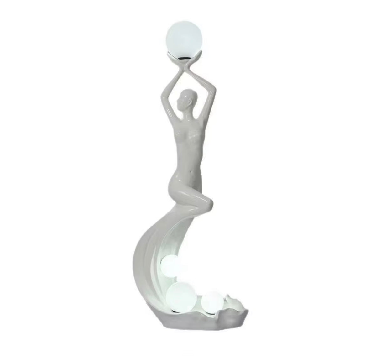 Mermaid Art Sculpture Floor Lamp