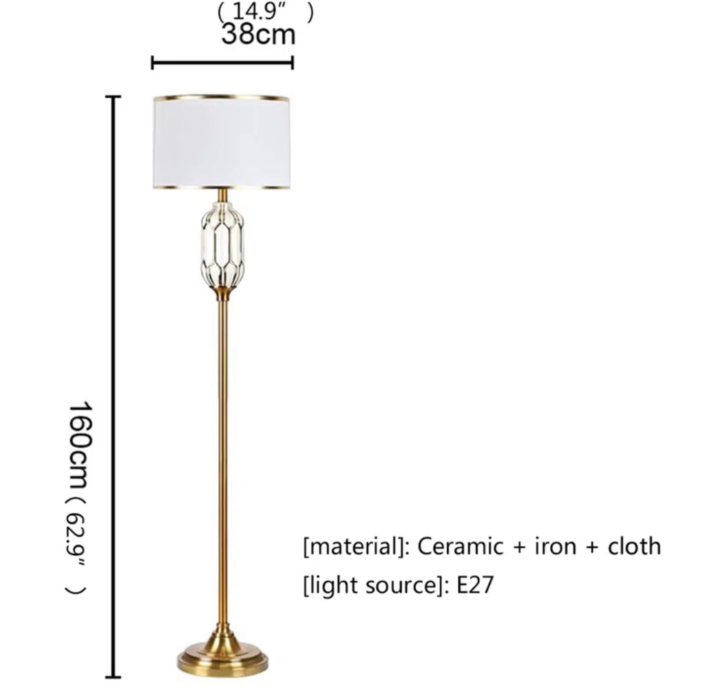 VALENTINO CERAMIC FLOOR LAMP