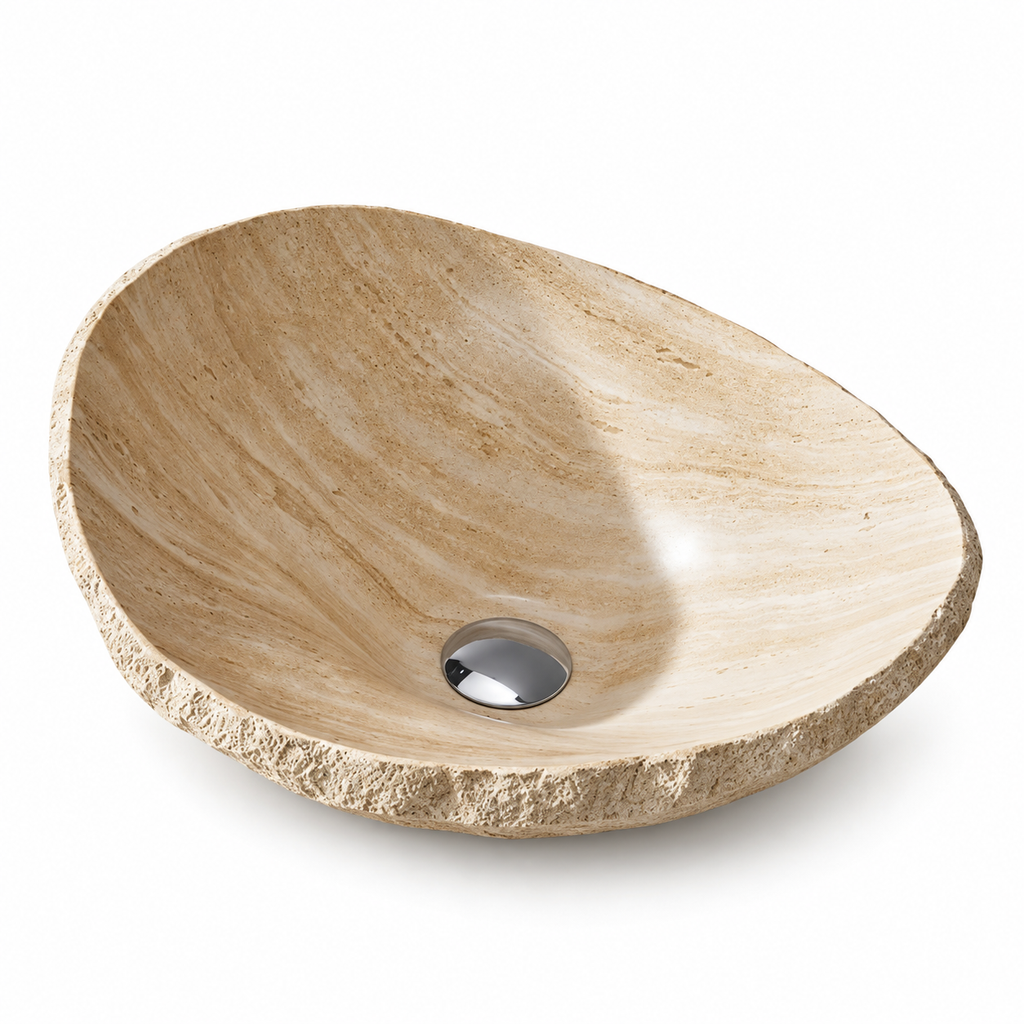 Belluno Rock-Textured Vessel Sink