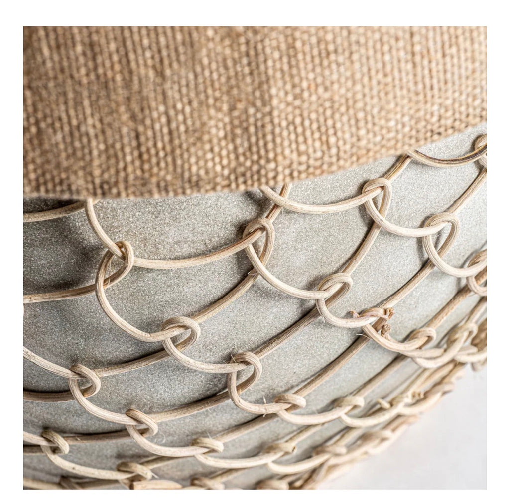 Casa Milano - Cream Jute Table Lamp | Vical Home