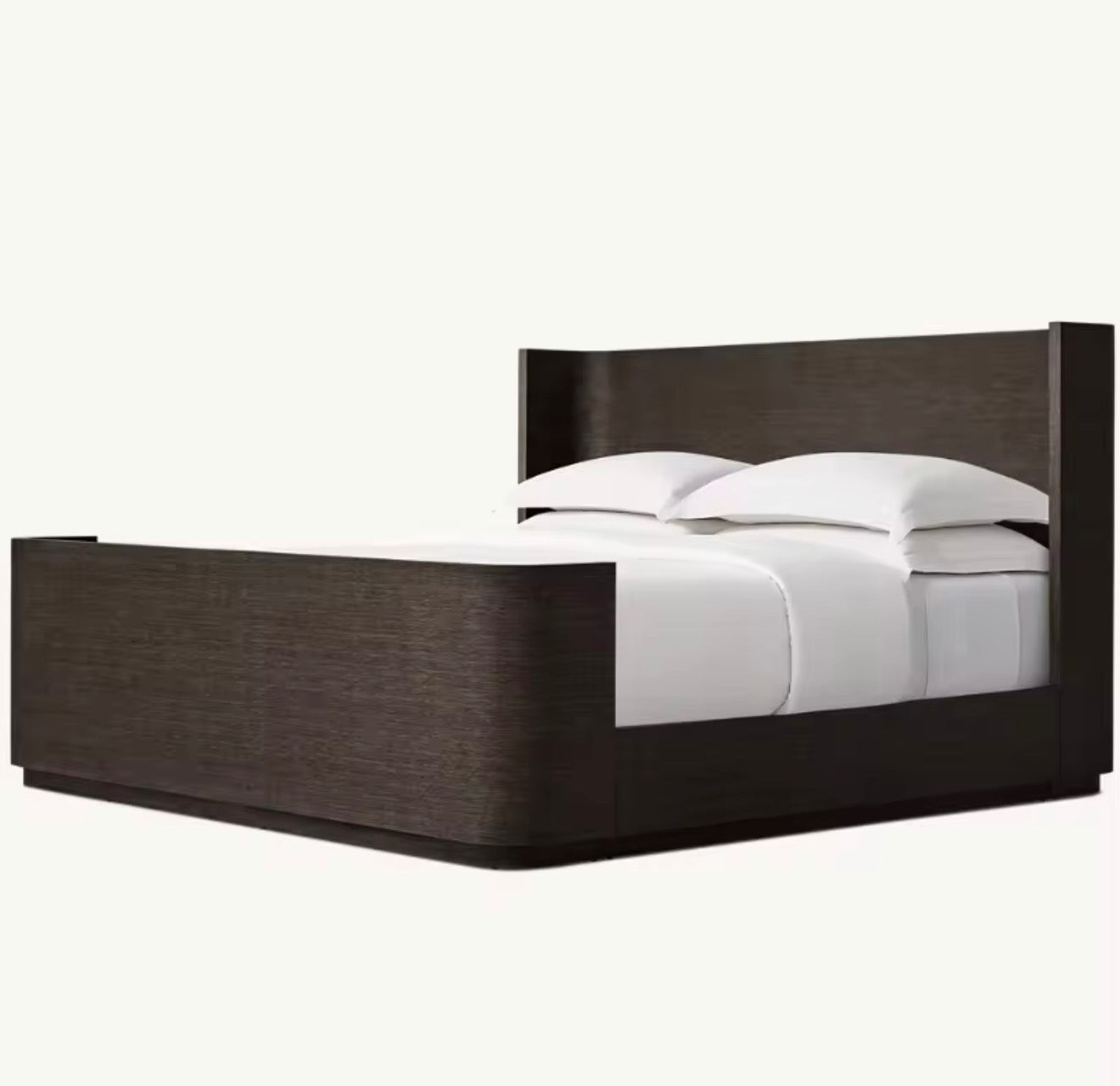 Casa Milano — Mercer Curved Oak Bed | Solid Wood