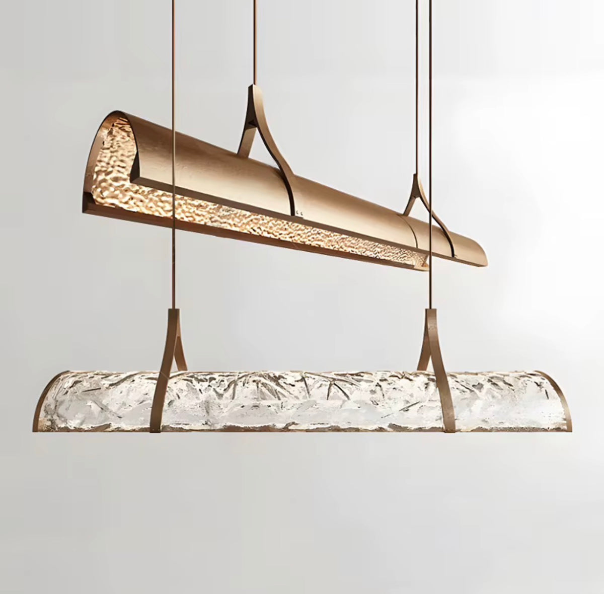 Lunara Linear Glass Pendant