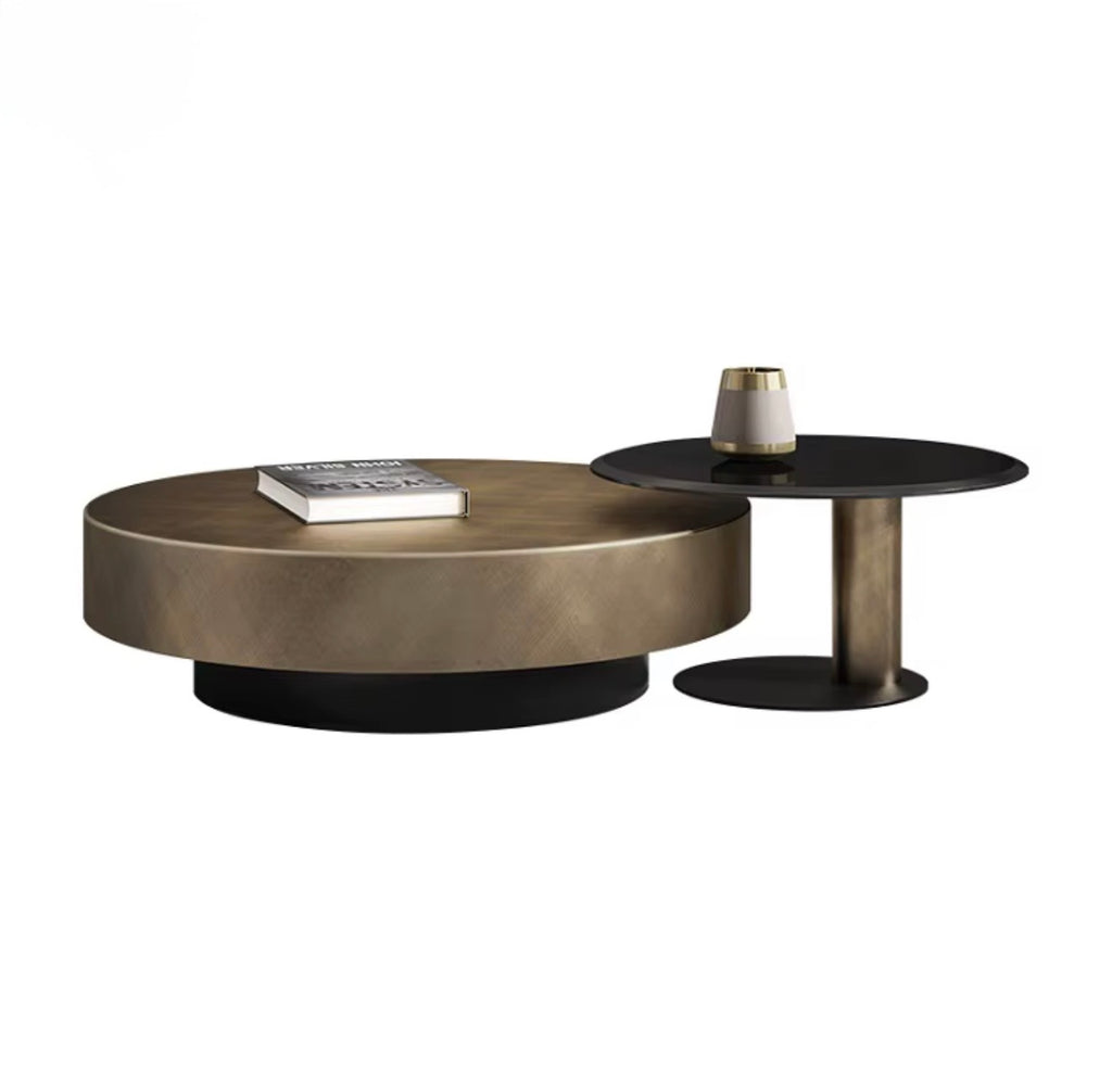 Fabricio Round Coffee Table Set