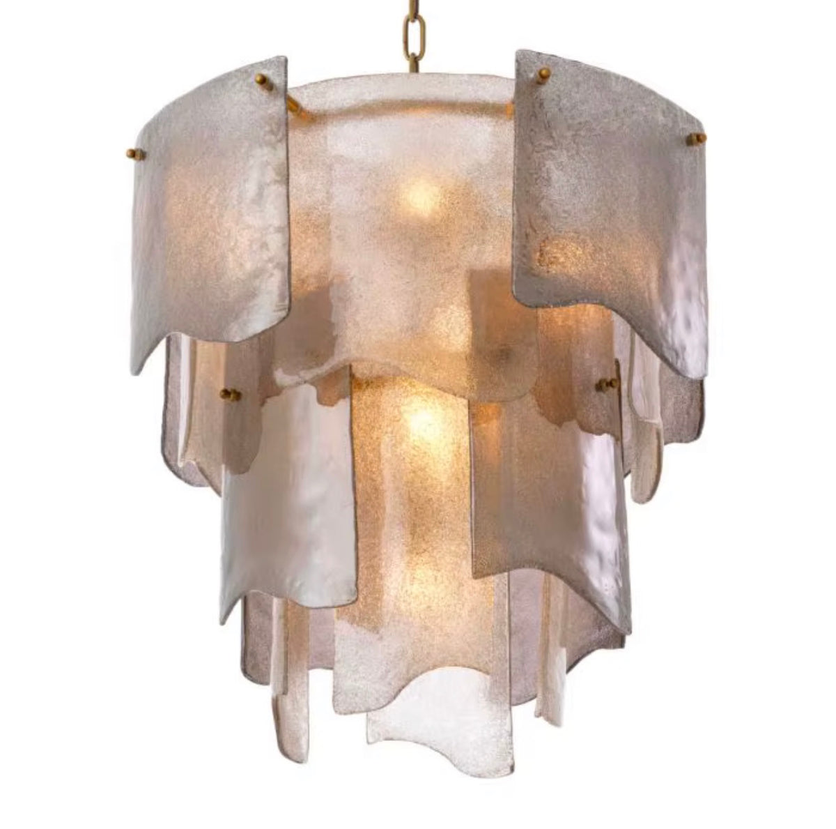 Valeria Tiered Glass Chandelier
