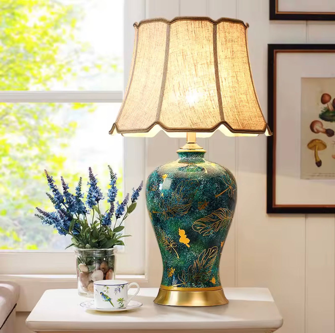 Casa Milano – Italian-Inspired Luxury Ceramic Table Lamp Set (Pair of 2)