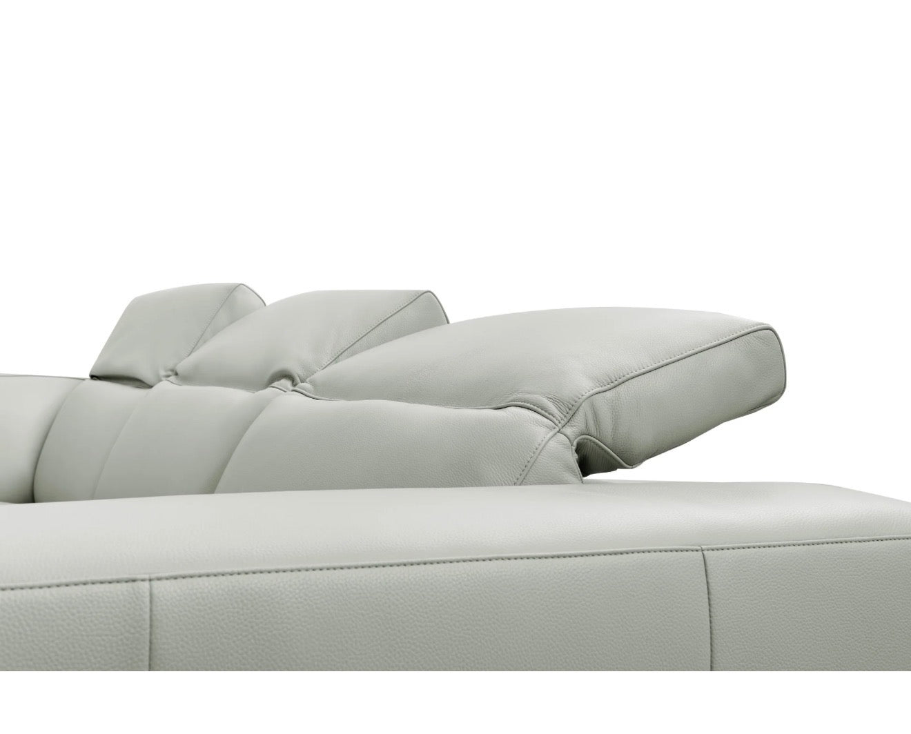 Casa Milano Noelia Italian Leather Power Reclining Sectional with Chaise