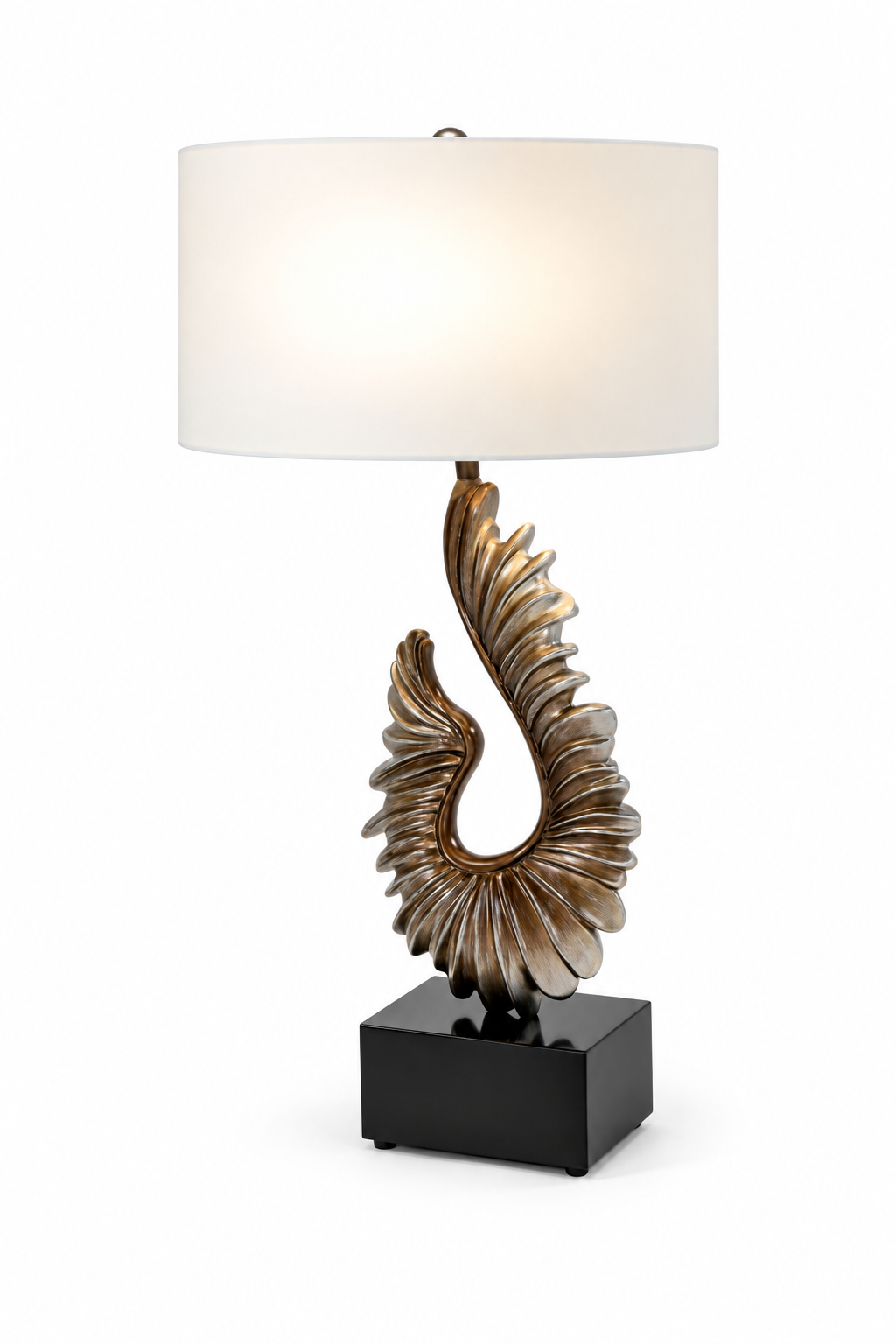 Seraphina Sculptural Feather Table Lamp