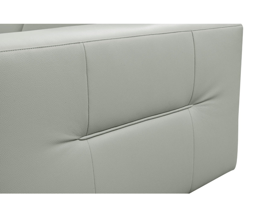Casa Milano Noelia Italian Leather Power Reclining Sectional with Chaise