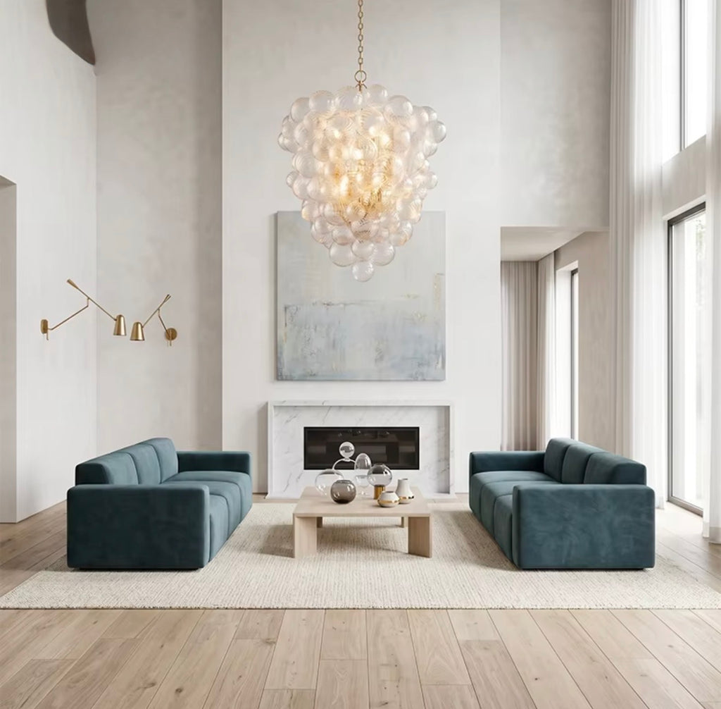 Talia Bubble 12-Light Long Chandelier