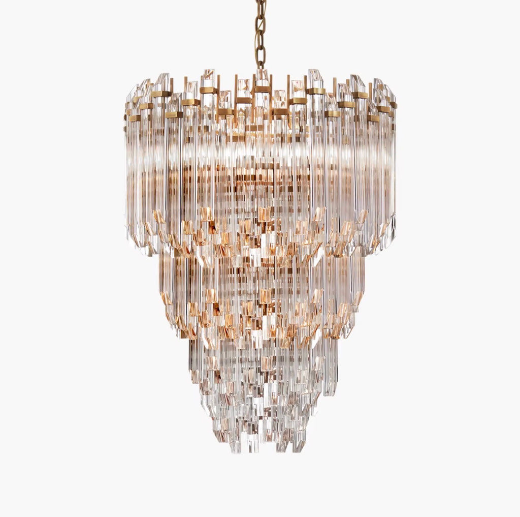 Adele Three-Tier Waterfall Chandelier