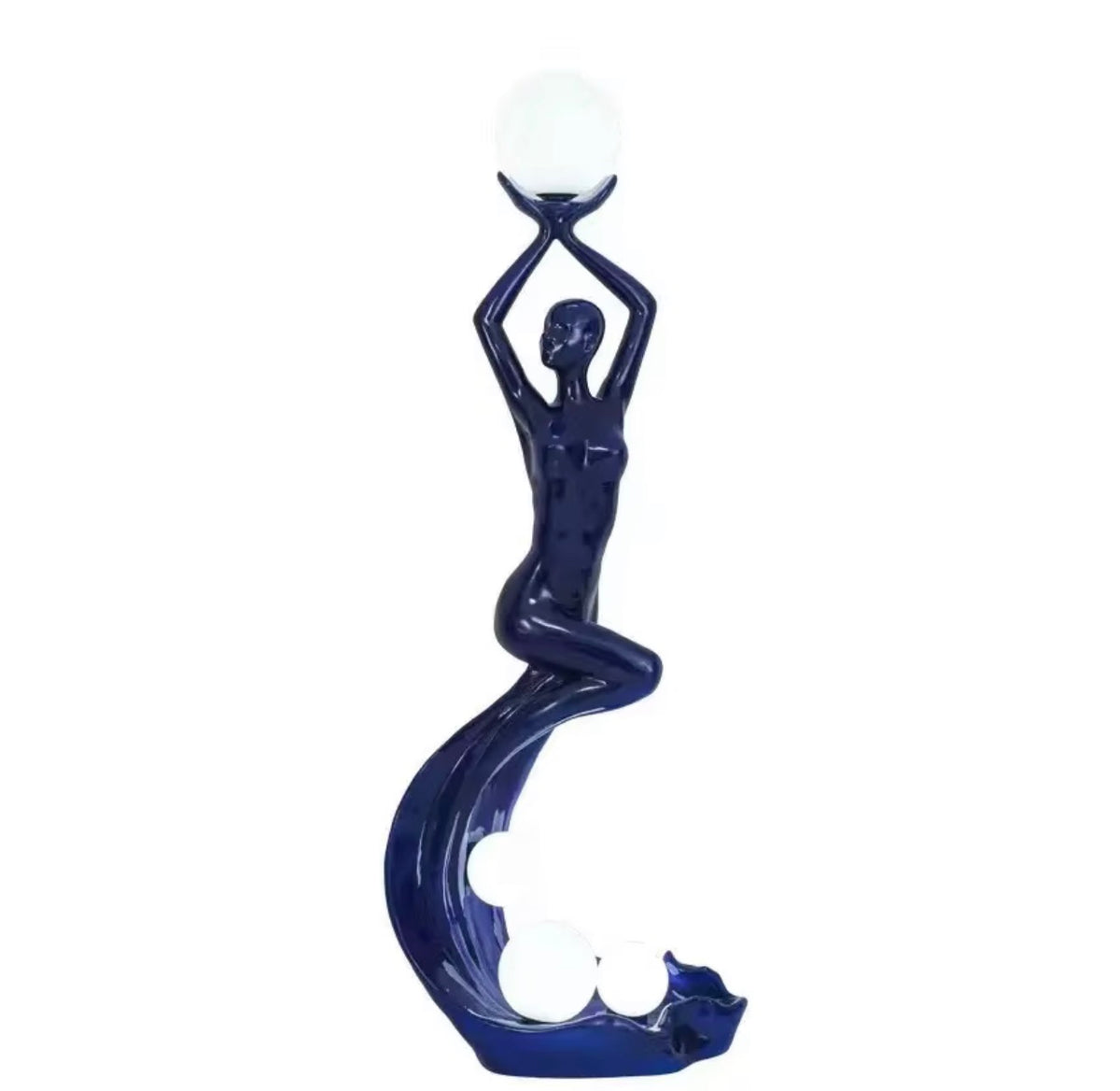 Mermaid Art Sculpture Floor Lamp