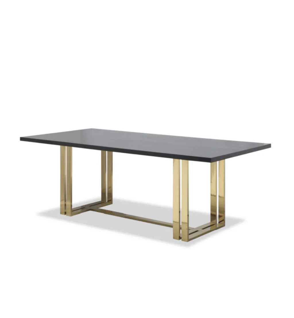 Casa Milano Lennox Black Ash Dining Table
