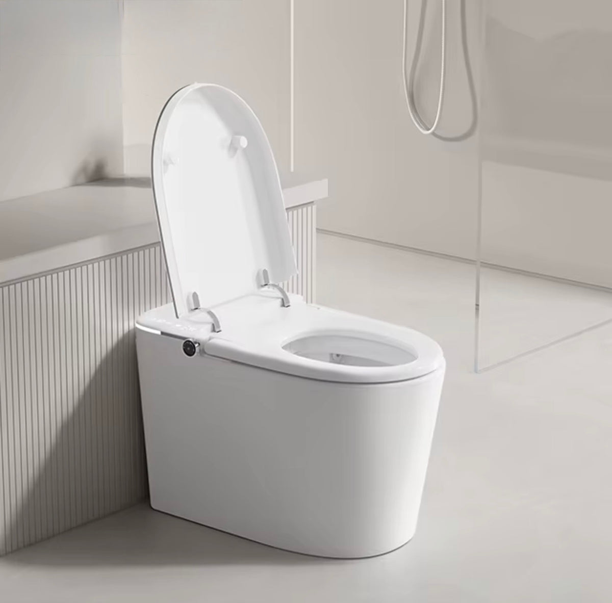 LUCIANO INTELLIGENT SMART TOILET WITH BIDET, AUTO LID & FOAM SHIELD