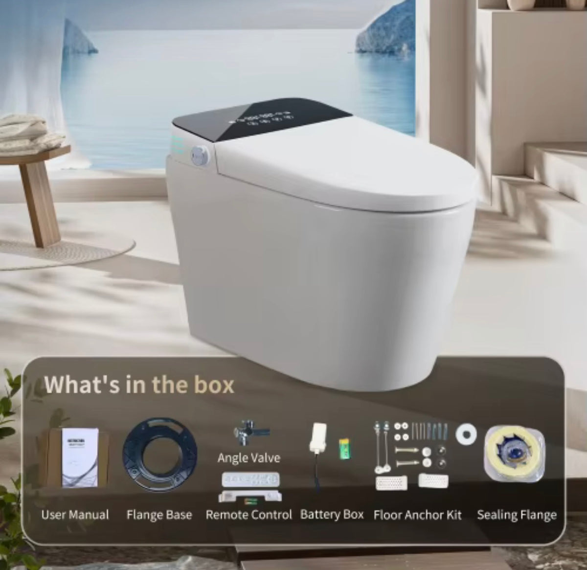 Luciano Intelligent Bidet Smart Toilet
