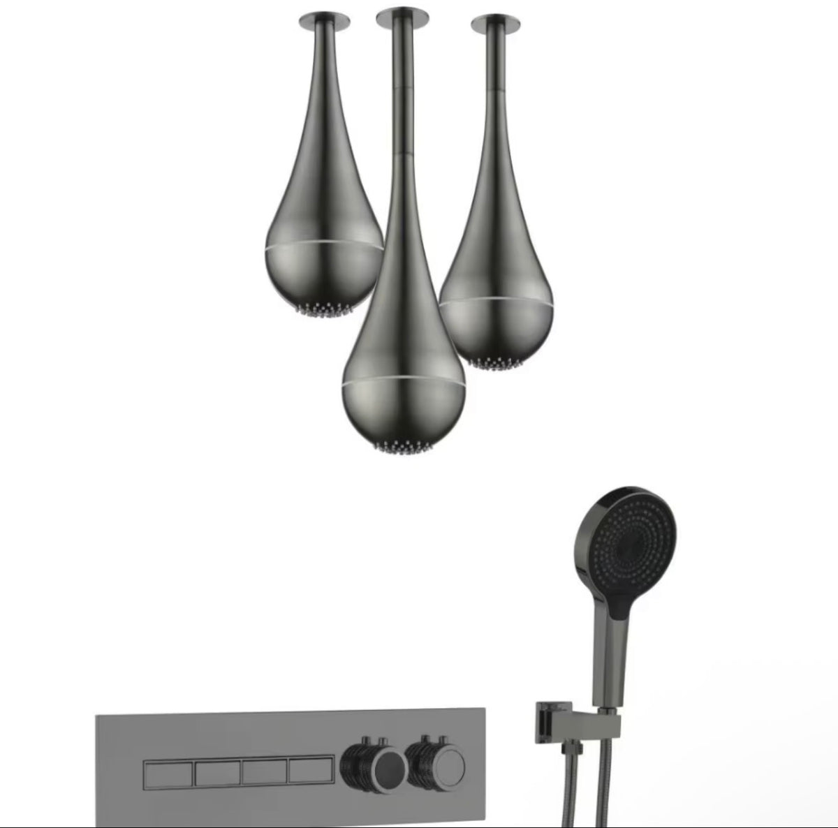 BELLINI 4-FUNCTION LED WATER-DROPLET SHOWER SYSTEM
