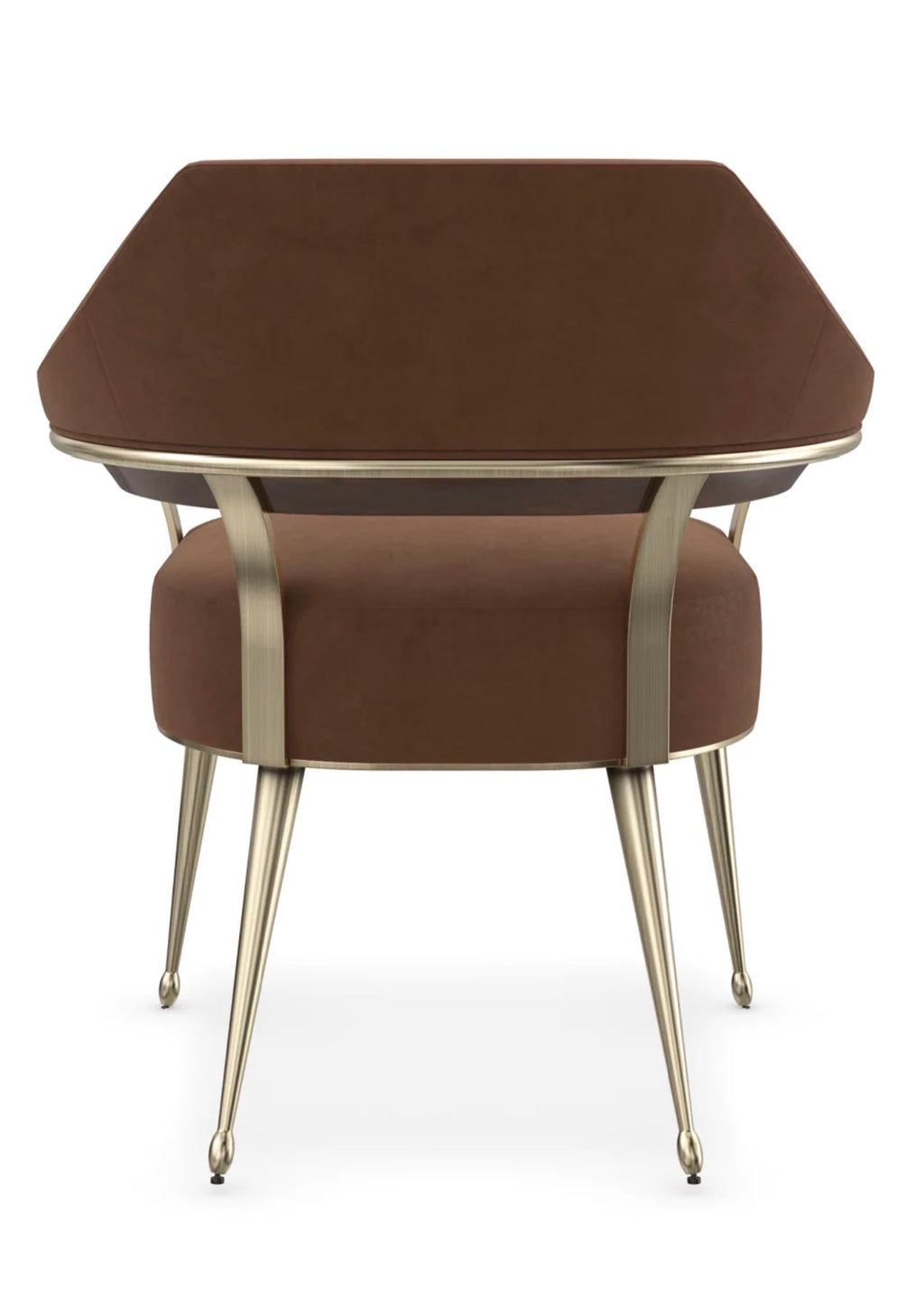 Casa Milano – Brown Mohair Accent Chair