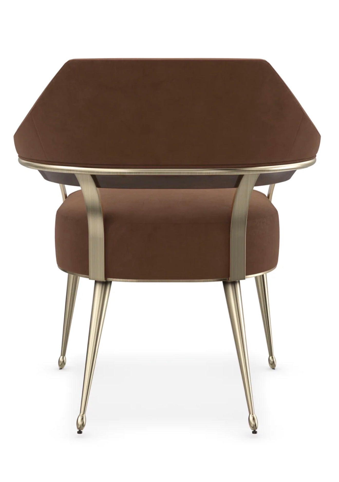 Casa Milano – Brown Mohair Accent Chair