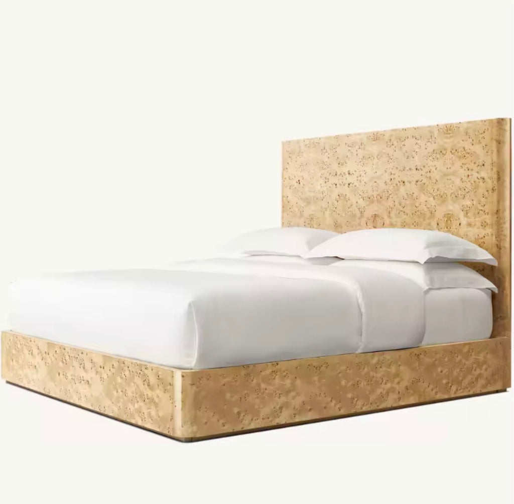 Casa Milano — Kensington Burl Wood Platform Bed