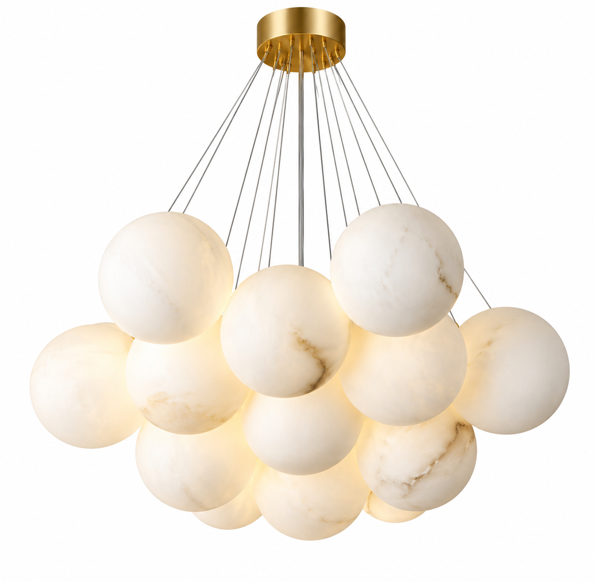Moonshine Alabaster Chandelier