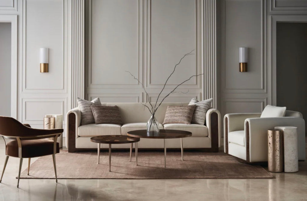 Casa Milano – Brown Mohair Accent Chair