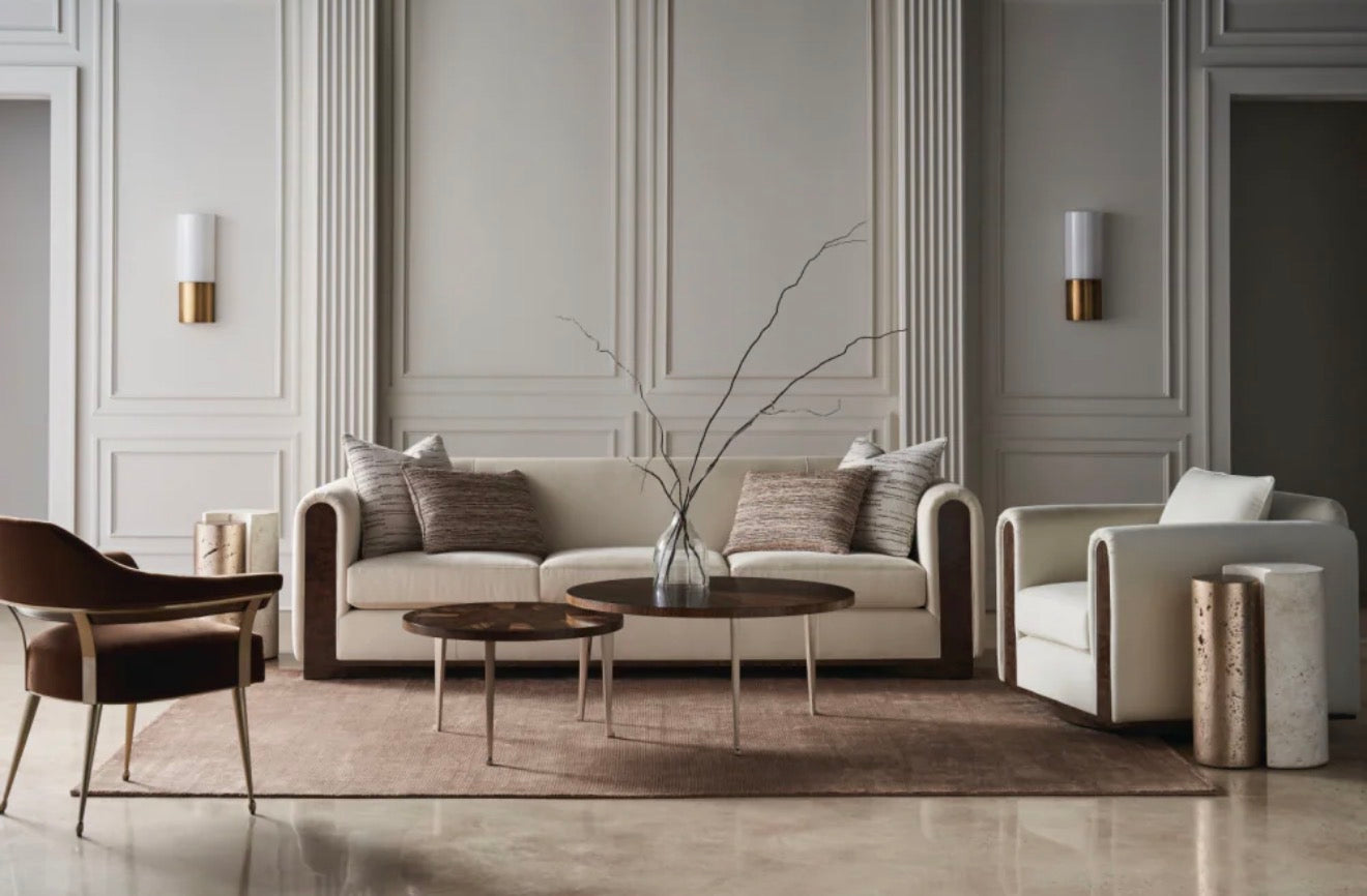 Casa Milano – Brown Mohair Accent Chair