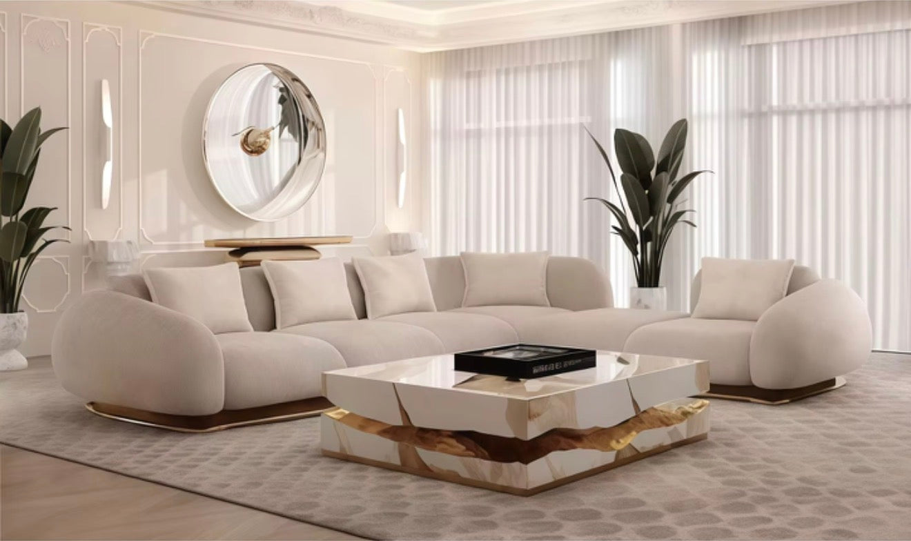 Casa Milano – Verona Sculptural L-Shaped Sofa