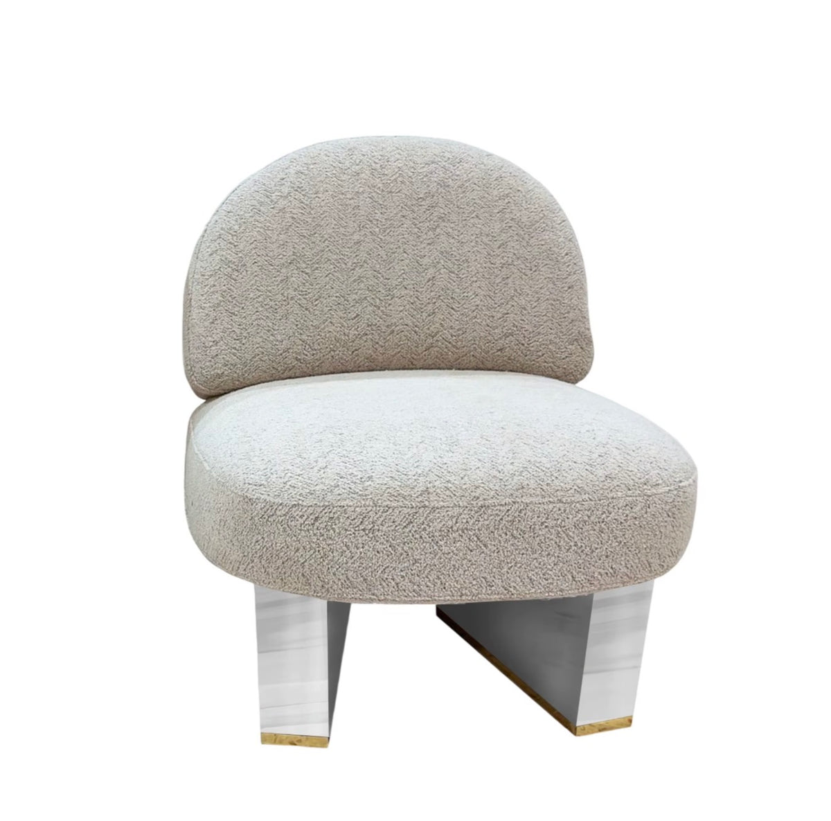 SOLENNE SCULPTURAL ACCENT CHAIR