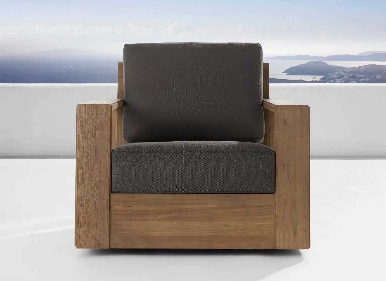Casa Milano St. Tropez Outdoor Swivel Chair