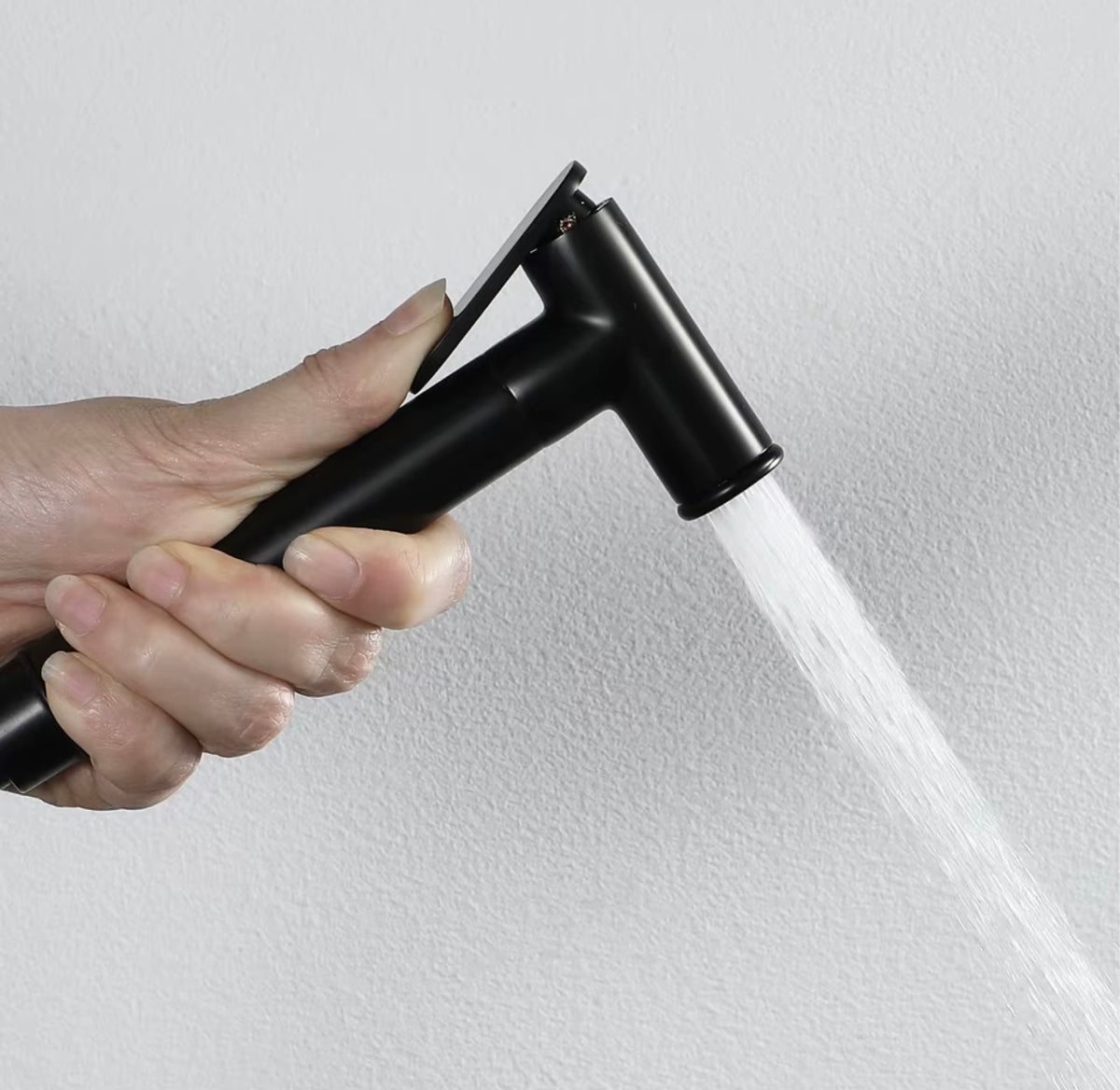 Valentino Hot & Cold Brass Wall-Mounted Bidet Sprayer Set