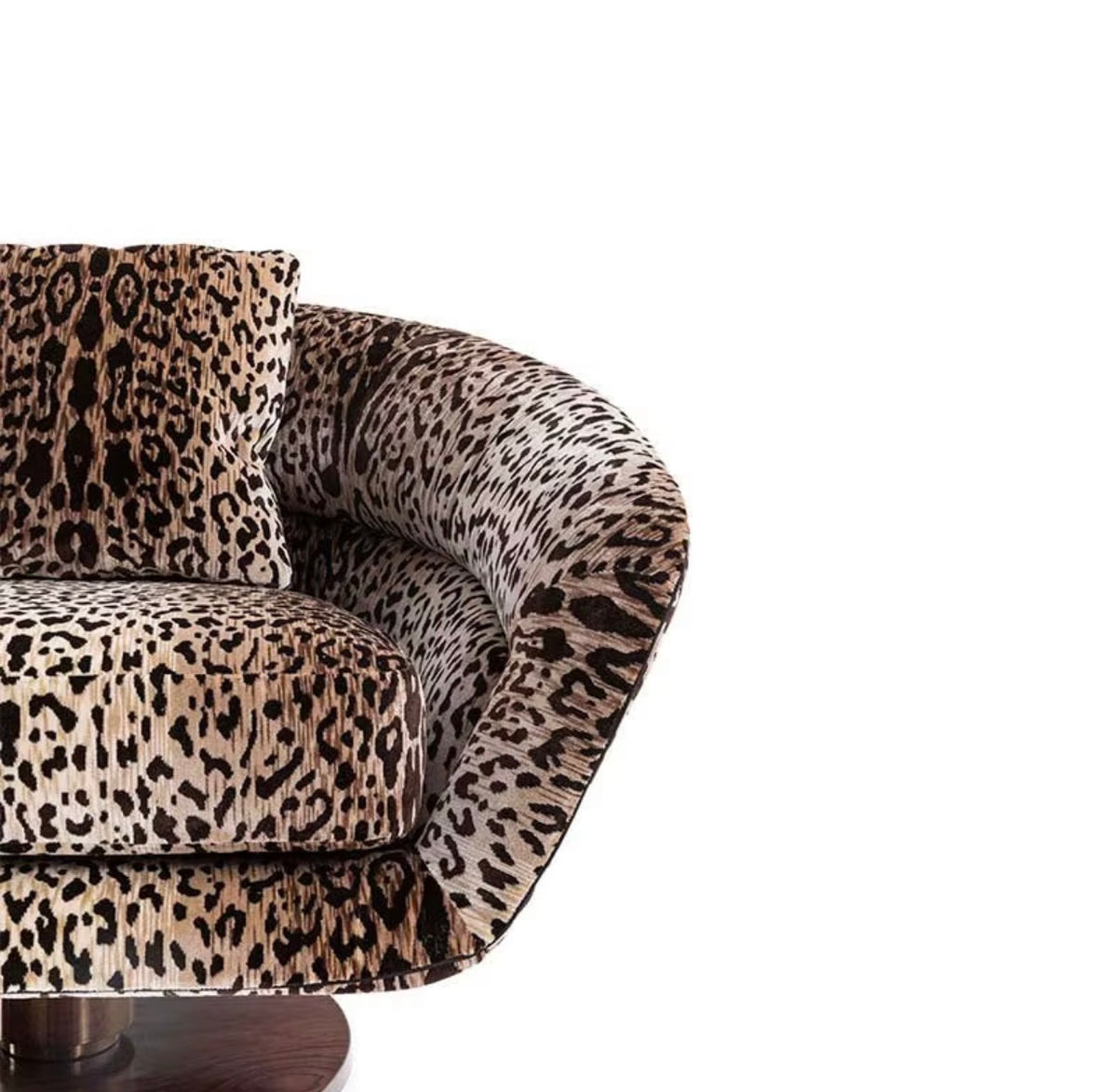 Ninfea Leopard Swivel Chair