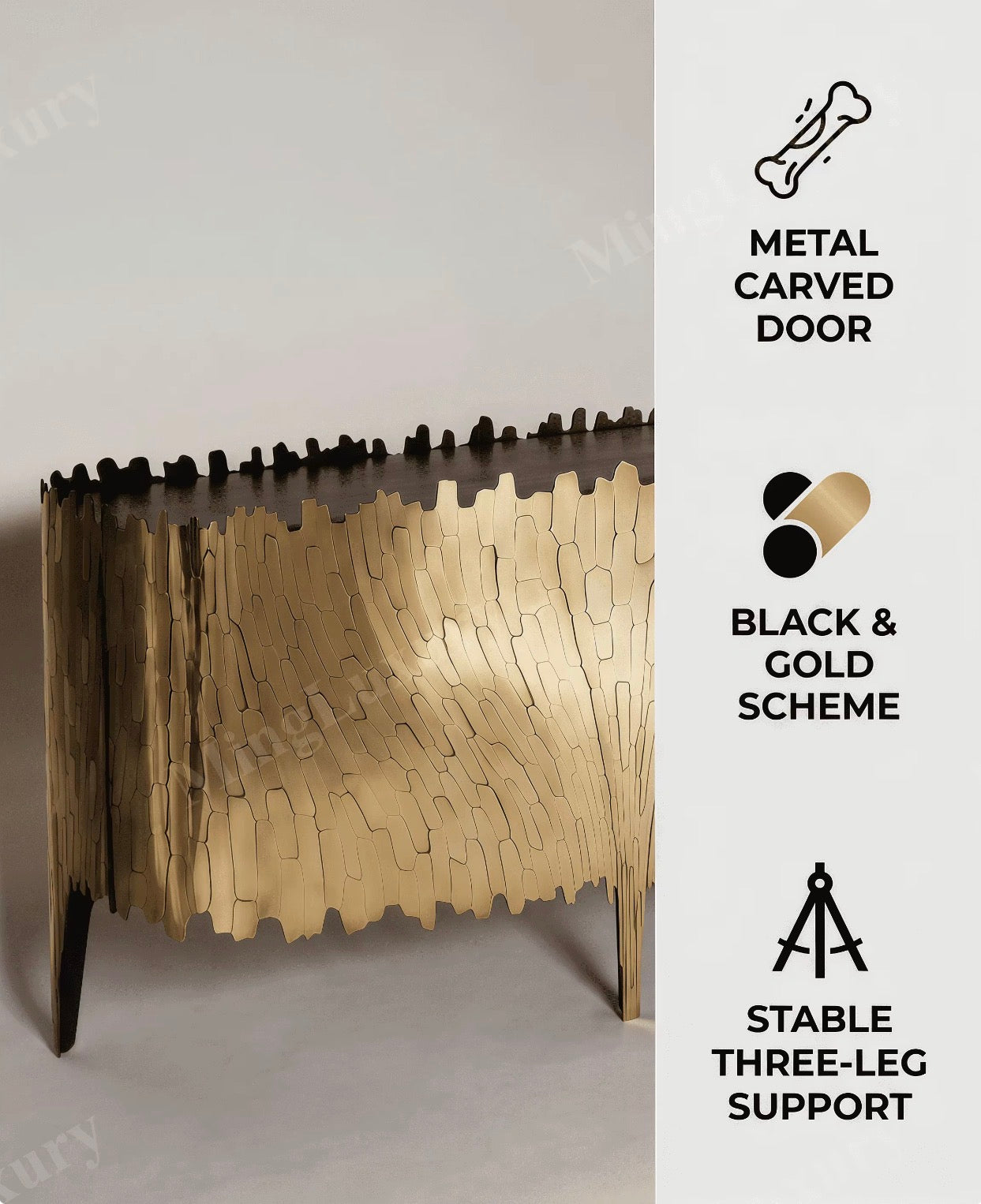 Casa Milano Aurea Fracture Artisan Sideboard - Atelier Edition