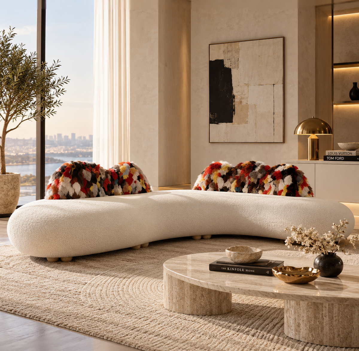 RELAX YOUR BACK CURVED SOFA