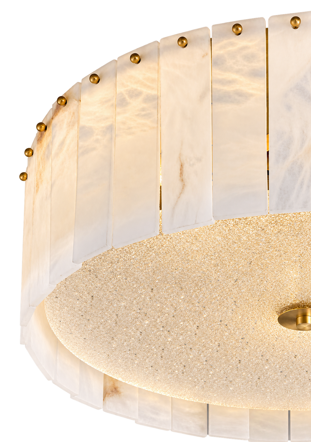 Elysian Alabaster Flush Mount