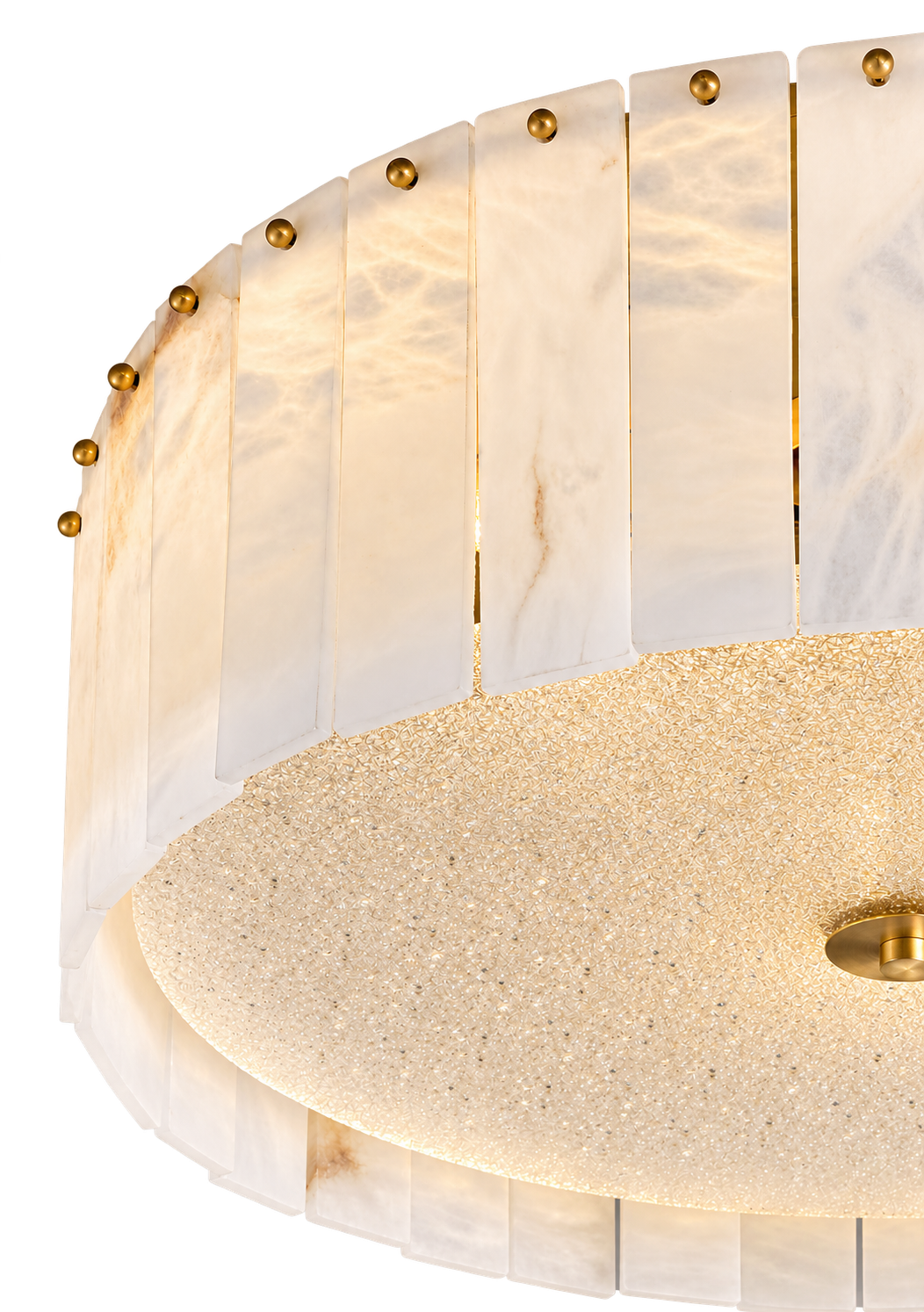 Elysian Alabaster Flush Mount