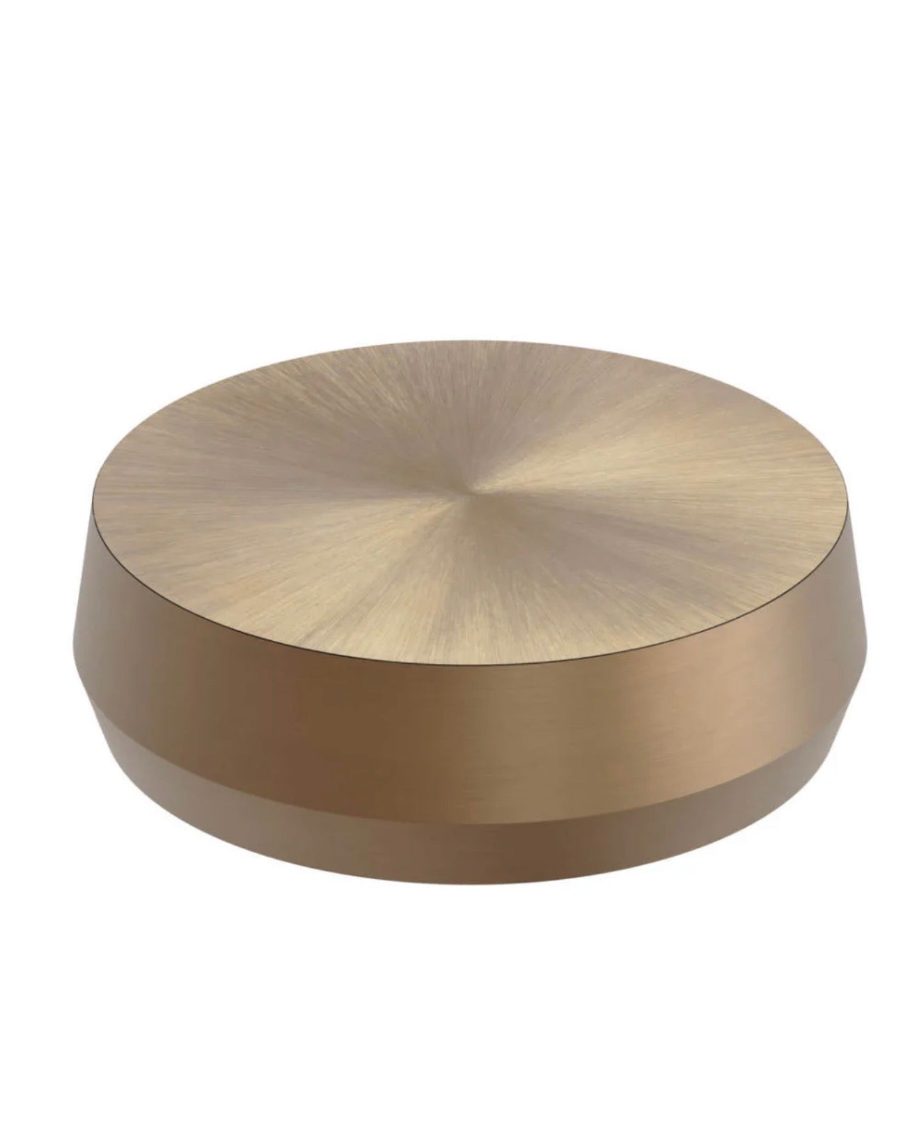 Casa Milano Splendido Etched Aluminum Coffee Table