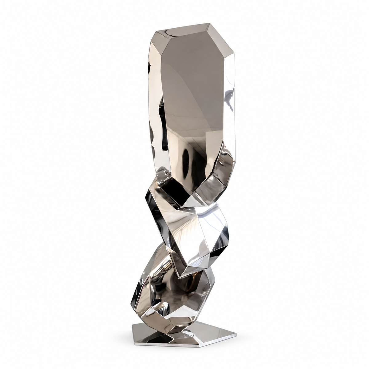 Orion Faceted Stainless Steel Sculpture
