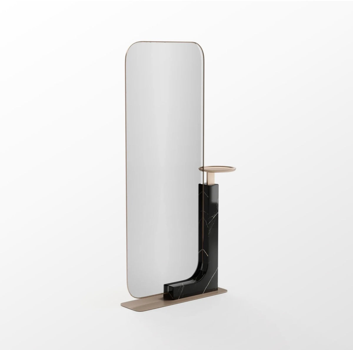 Overlap Floor Mirror